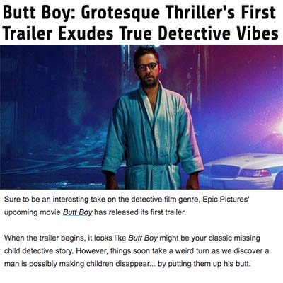 Butt Boy: Grotesque Thriller's First Trailer Exudes True Detective Vibes